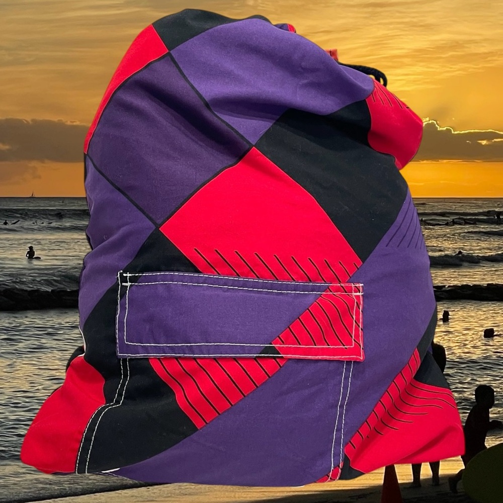 Board Short Pouch Bag Handbag Tote Hobo Satchel Surfing Beach Handmade 1 of 1